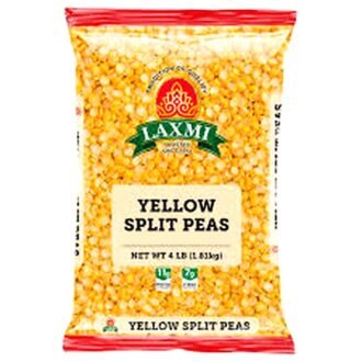 LAXMI YELLOW SPLIT PEAS 2LB, topdesimart, top desi mart