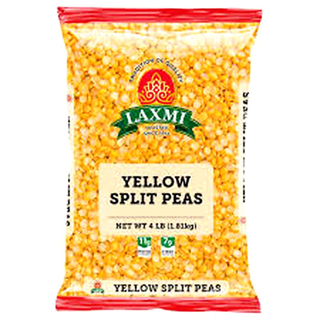 LAXMI YELLOW SPLIT PEAS 2LB, topdesimart, top desi mart