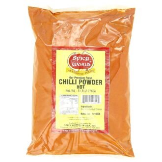 SPICY WORLD RED CHILLI POWDER 5LB, topdesimart, top desi mart