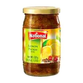 NATIONAL LEMON PICKLE 320G, topdesimart, top desi mart