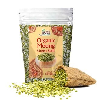 JIVA ORGANIC MOONG SPLIT GREEN 4LB, topdesimart, top desi mart