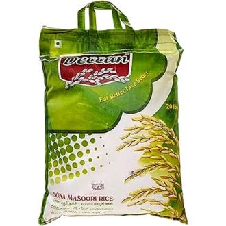 DECCAN SONA MASOORI RICE 20LB, topdesimart, top desi mart