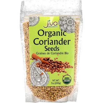 JIVA ORGANIC CORIANDER SEEDS 7OZ, topdesimart, top desi mart