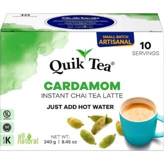 QUICKTEA VGN CARDAMOM 10PCK, topdesimart, top desi mart
