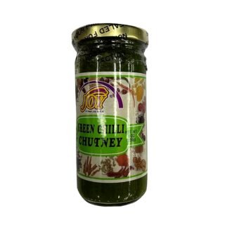 JOY GREEN CHILLI CHUTNEY 228G, topdesimart, top desi mart
