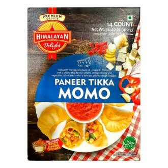 HIMALAYA DEL PANEER TIKKA MOMO 410G, topdesimart, top desi mart