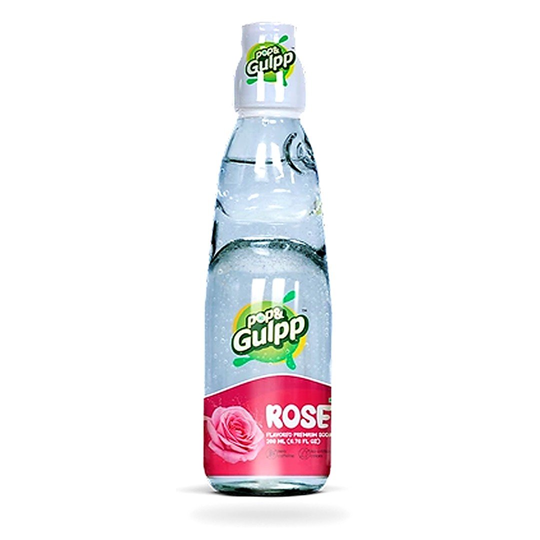 POP & GULPP ROSE GOLI SODA 200ML, topdesimart, top desi mart