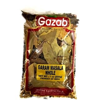 GAZAB GARAM MASALA WHOLE 200 G, topdesimart, top desi mart