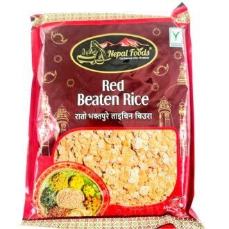 NEPAL FOODS RED BEATEN RICE 700G, topdesimart, top desi mart