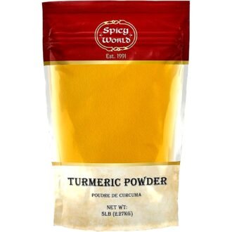 SPICY WORLD TURMERIC POWDER 5LB, topdesimart, top desi mart