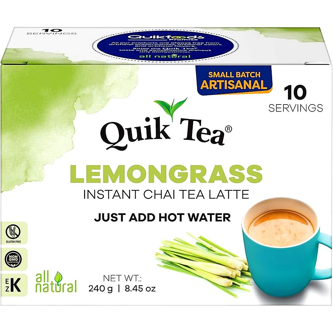 QUICKTEA VGN LEMONGRASS 10PCK, topdesimart, top desi mart