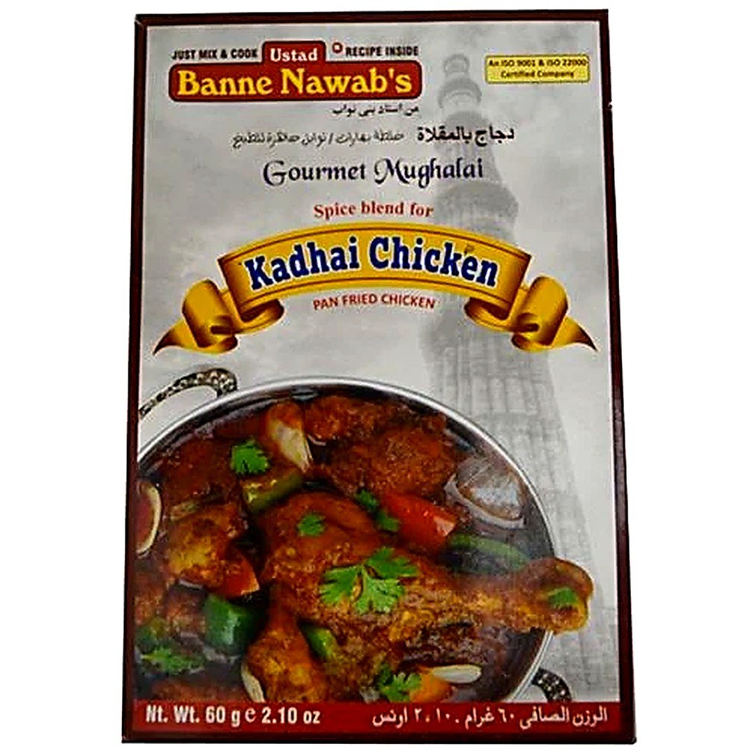 BANNE NAWABS KADHAI CHICKEN 60G, topdesimart, top desi mart