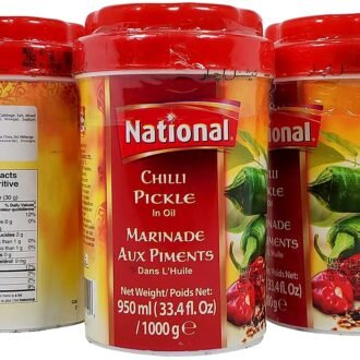 NATIONAL CHILLI PICKLE 1KG, topdesimart, top desi mart