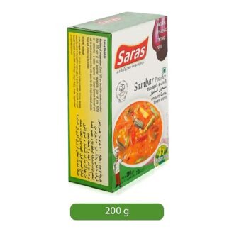 SARAS SAMBAR POWDER 200G, topdesimart, top desi mart