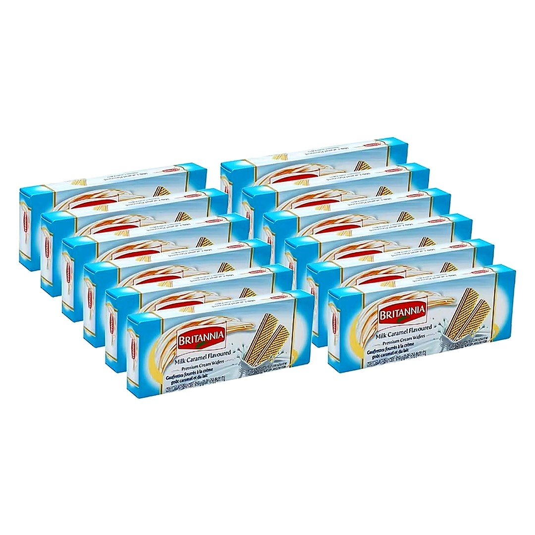 BRITANNIA CARAMEL WAFERS 175G, topdesimart, top desi mart
