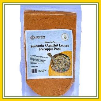 MYLAPORE KITCHENS AGATHI PARUPPU PODI 100G, topdesimart, top desi mart