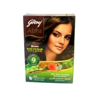 GODREJ ABHA BROWN HENNA 60G, topdesimart, top desi mart