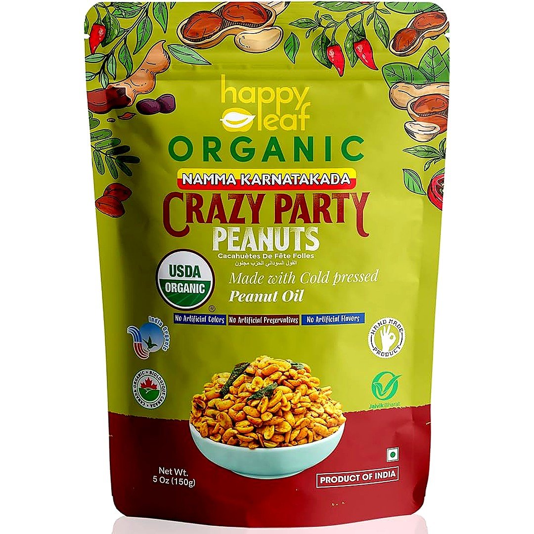 HAPPY LEAF CRAZY PARTY PEANUTS 150g, topdesimart, top desi mart