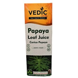 VEDIC PAPAYA LEAF JUICE 1L, topdesimart, top desi mart