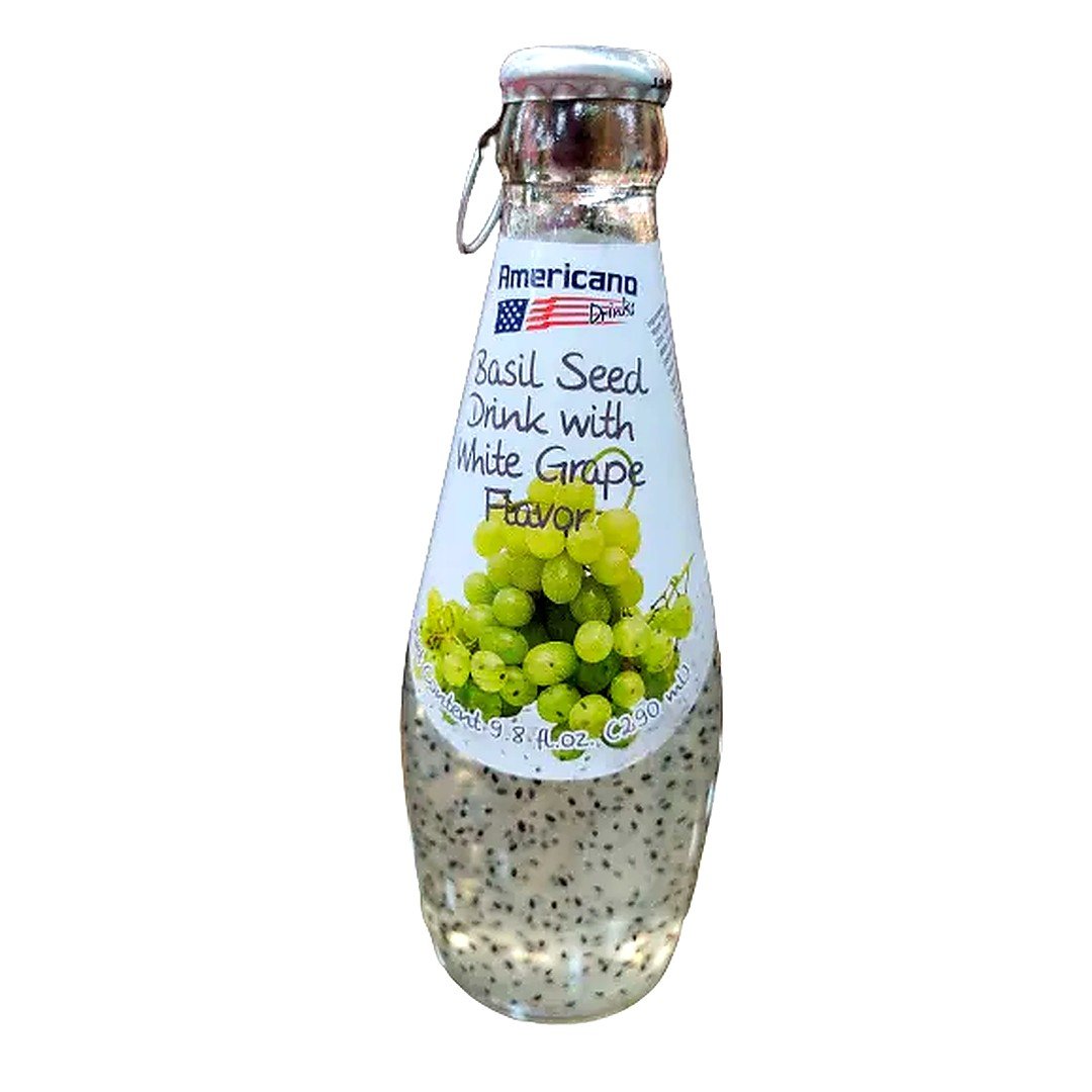 GAZAB BASIL SEED WHT GRPE DRINK 290ML, topdesimart, top desi mart