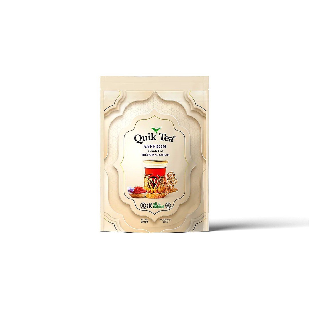 QUICKTEA BL TEA W SAFFRON 220G, topdesimart, top desi mart