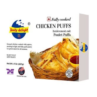 DAILY DELIGHT CHICKEN PUFFS 227G, topdesimart, top desi mart