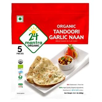 24MANTRA ORAGANIC TANDOORI NAAN 5PC, topdesimart, top desi mart