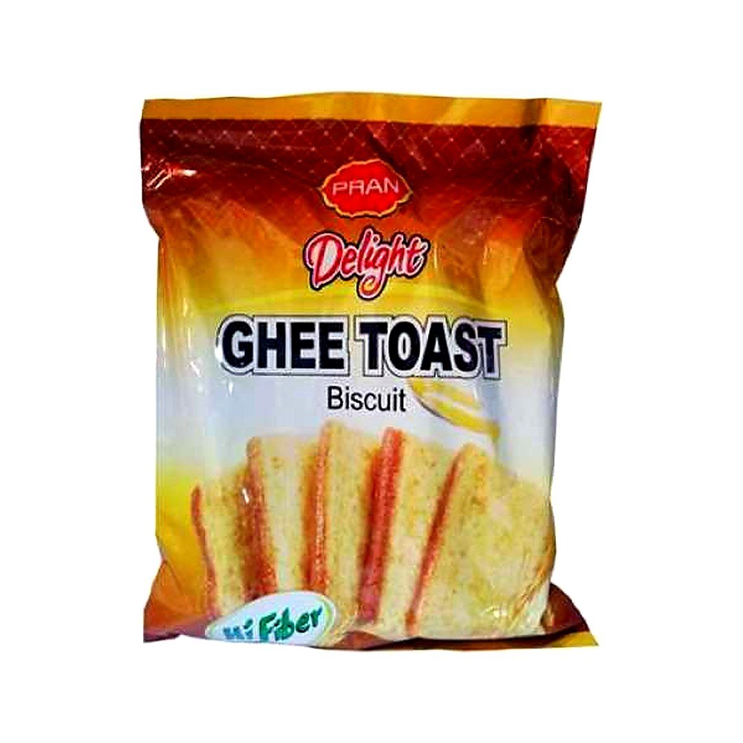 PRAN DELIGHT GHEE TOAST 300G, topdesimart, top desi mart