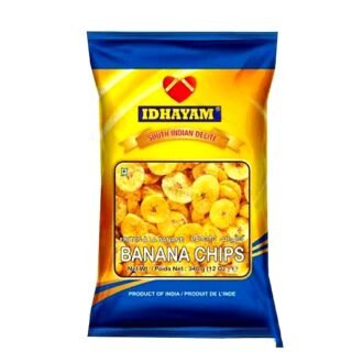IDHAYAM BANANA CHIPS 340GM, topdesimart, top desi mart