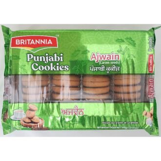 BRITANNIA PUJ COOKIES AJWAIN 500G, topdesimart, top desi mart