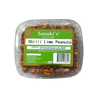 JANAKI CHILLI LIME PENUTS 10OZ, topdesimart, top desi mart