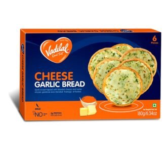 VADILAL CHEESE GARLIC BREAD 180G, topdesimart, top desi mart