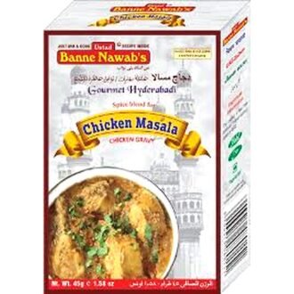 BANNE NAWABS CHICKEN MASALA 45G, topdesimart, top desi mart