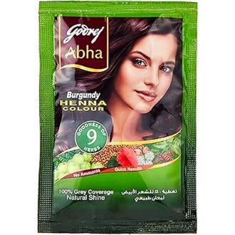 GODREJ ABHA BURGUNDY HENNA 60G, topdesimart, top desi mart