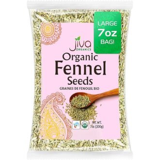Jiva ORGANIC Fennel Seeds, topdesimart, top desi mart