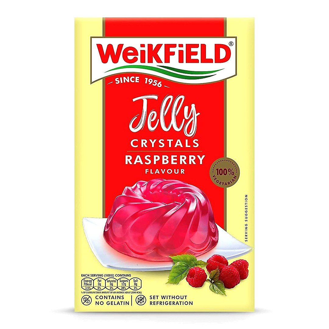 WIKIFIELD RASPBERRY JELLY 90G, topdesimart, top desi mart