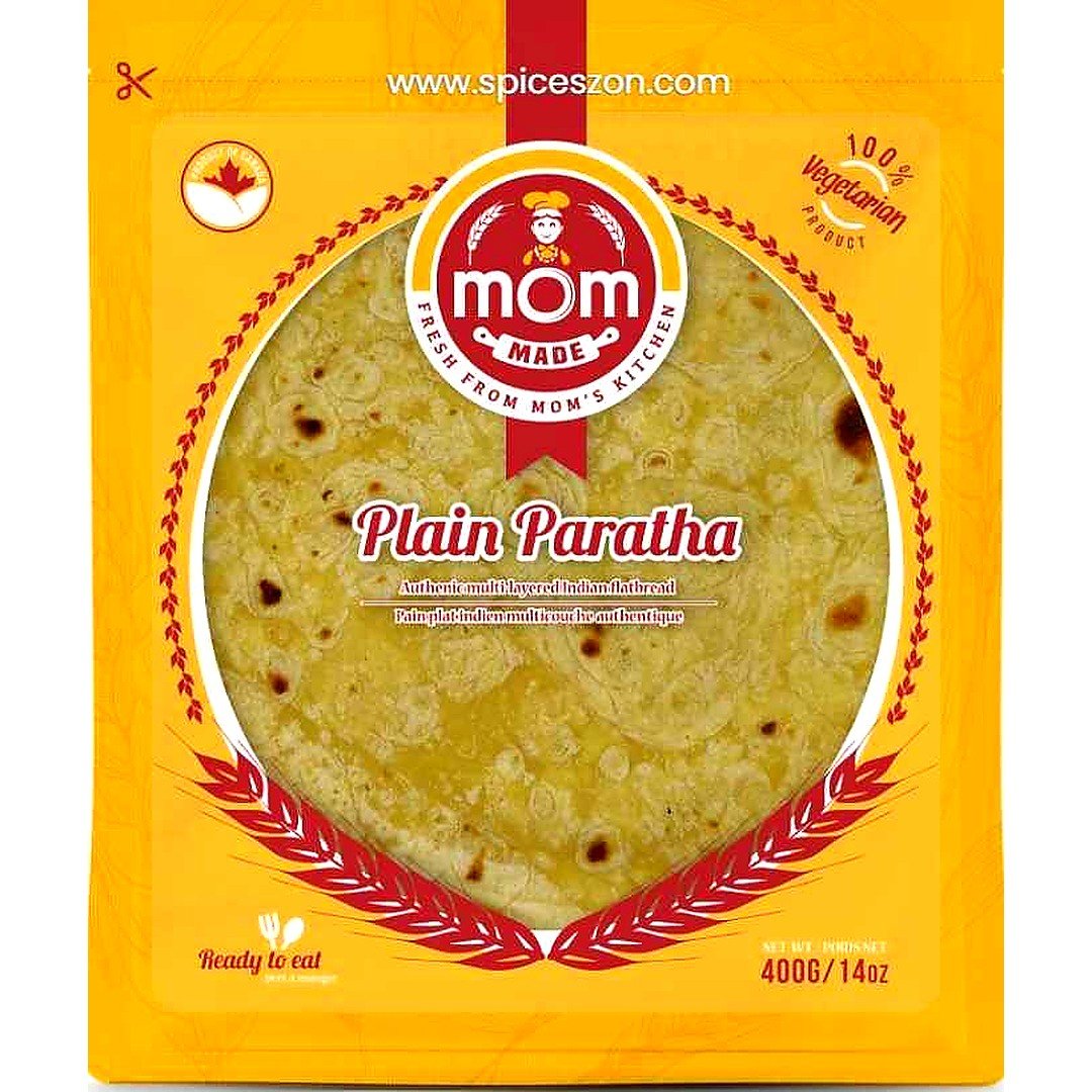 MOM PLAIN PARATHA 400G, topdesimart, top desi mart