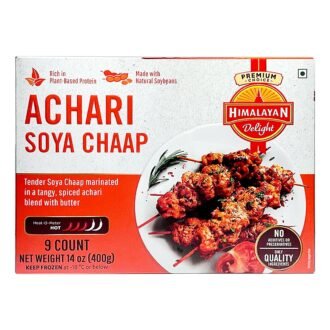 HIMALAYAN DELIGHT ACHARI SOYA CHAAP 400G, topdesimart, top desi mart