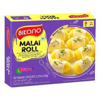 BIKANO MALAI ROLL 320G, topdesimart, top desi mart
