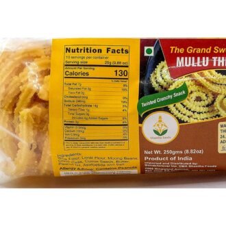 GRAND SWEETS & SNACKS MULLU THENKUZHAL 250G, topdesimart, top desi mart
