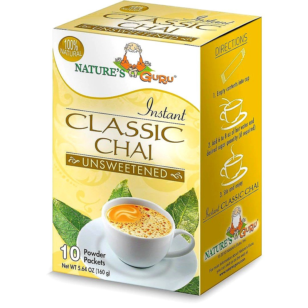 NATURES GURU INSTANT CLASSIC CHAI 10PCK, topdesimart, top desi mart
