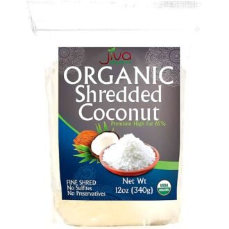 JIVA ORGANIC SHREDDED COCONUT 12OZ, topdesimart, top desi mart