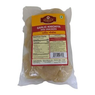 SHREEJI GARLIC KHICHIA 400G, topdesimart, top desi mart