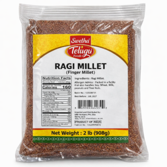 TELUGU FOODS A1 RAGI MILLET 2LB
