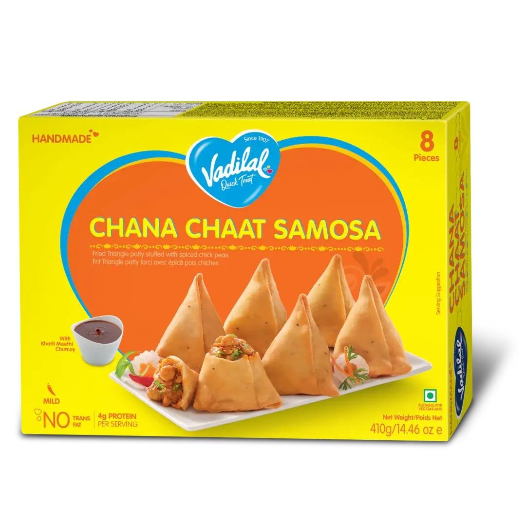VADILAL CHANA CHAAT SAMOSA 410G, topdesimart, top desi mart