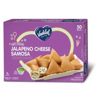 VADILAL JALA CHESSE SAMOSA 800G, topdesimart, top desi mart