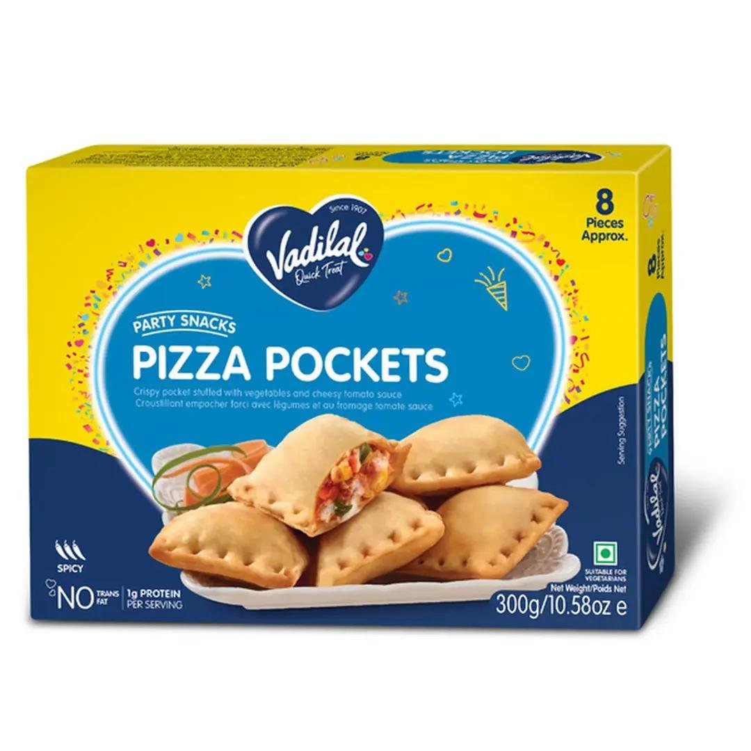 VADILAL PIZZA POCKETS 8PC, topdesimart, top desi mart