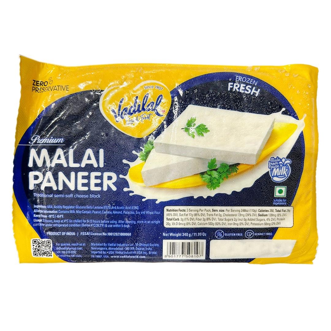 VADILAL MALAI PANEER BLOCK 340G, topdesimart, top desi mart