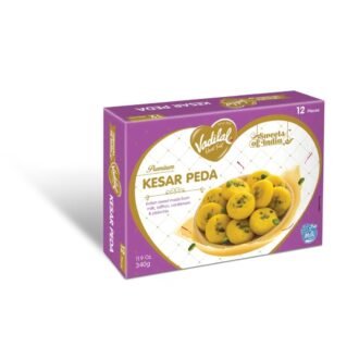 VADILAL D KESAR PEDA 340G, topdesimart, top desi mart