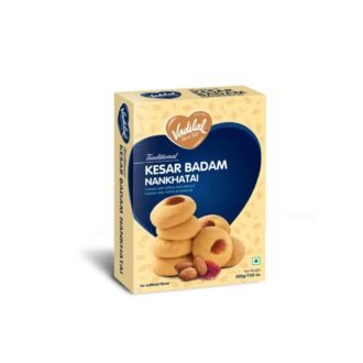 VADILAL KESAR BADAM COOKIES 200G, topdesimart, top desi mart